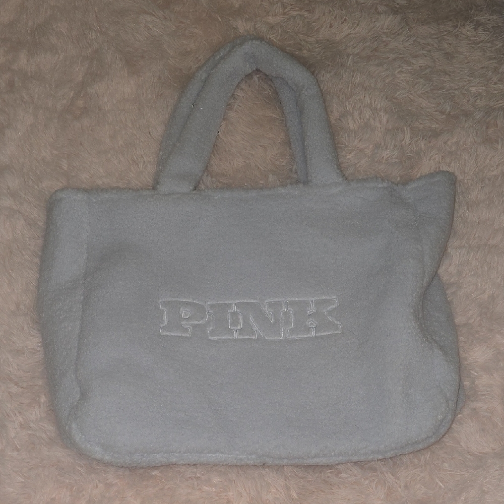 PINK Victoria's Secret Soft Gray Tote